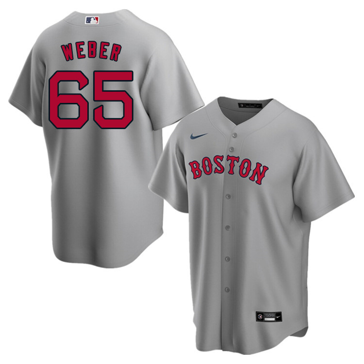 Nike Men #65 Ryan Weber Boston Red Sox Baseball Jerseys Sale-Gray